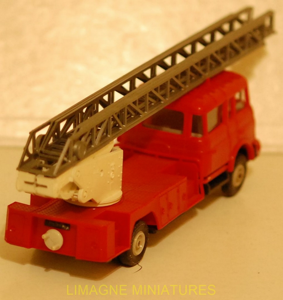 NOREV BERLIET GBK Eps Sapeurs Pompiers Au 1/43 Sans Boite En État À
